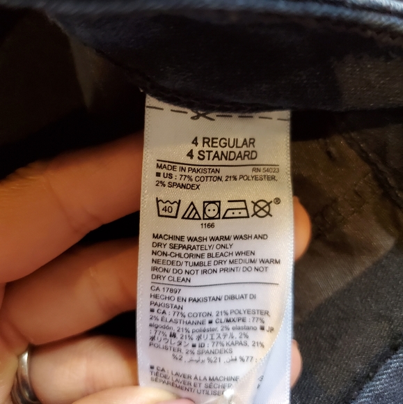 Dark wash stretchy skinny jeans - Picture 7 of 13